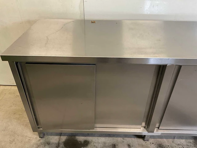Werkkast rvs - vierdelige schuifdeur - afbeelding 4 van  9
