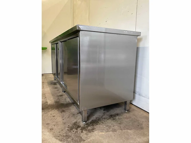 Werkkast rvs - vierdelige schuifdeur - afbeelding 9 van  9