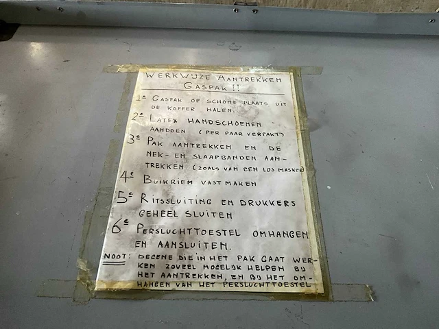 Werkkleding, gaspak - afbeelding 3 van  3