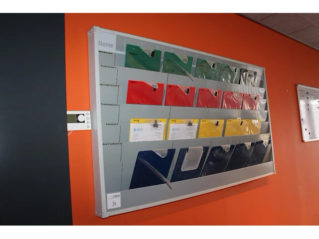 Werkorder planbord. afmeting160 x 91 cm - afbeelding 1 van  2