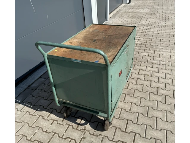 Werkplaats kast met wielen, en gedore kisten, gedore - afbeelding 5 van  11