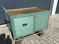 Werkplaats kast met wielen, en gedore kisten, gedore - afbeelding 6 van  11