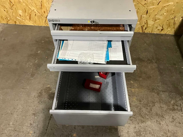 Werkplaatskast v.v. 4 lades 58x70x77cm - afbeelding 4 van  4