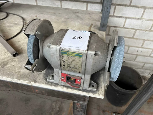 Werkplaatsmeubilair incl. kinzo slijpmachine - afbeelding 1 van  2