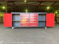 Werkplaatsmodule stahlworks, rood, bouwjaar 2023 - afbeelding 3 van  6