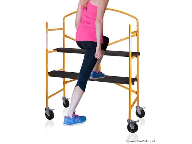 Werkplatform hoog model zwart hoog - afbeelding 4 van  5