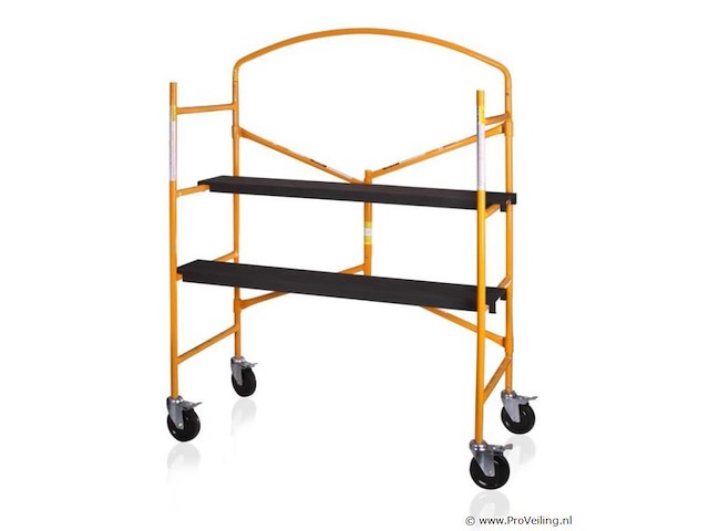 Werkplatform hoog model zwart hoog - afbeelding 1 van  5