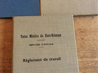 Werkreglementen union minière - afbeelding 2 van  2