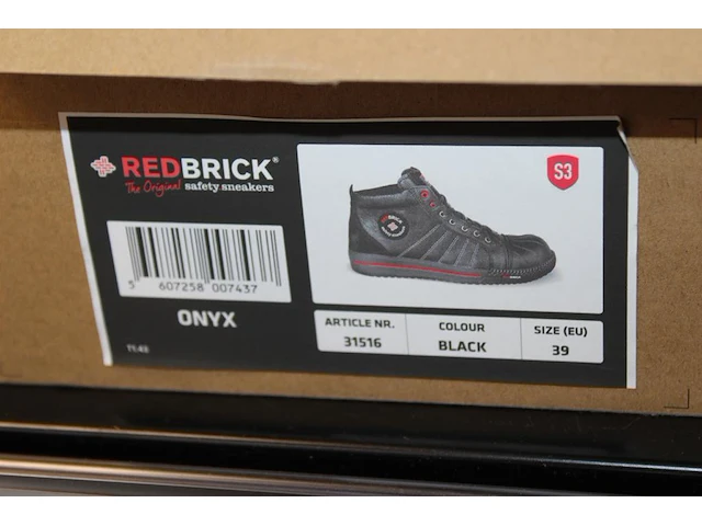 Werkschoen red brick maat 39. - afbeelding 3 van  3