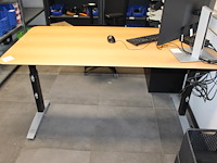 Werktafel 160 x 80 cm. in hoogte verstelbaar. - afbeelding 2 van  2