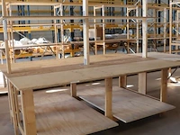 Werktafel, hout - 244x180x90cm - afbeelding 3 van  7