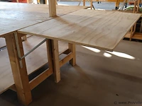 Werktafel, hout - 244x180x90cm - afbeelding 4 van  7