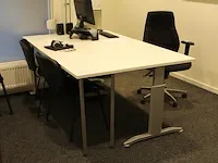 Werktafel met aanzet. afmeting 180 x 120 cm. - afbeelding 1 van  2