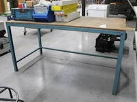 Werktafel met afmeting 150 x 75 x 78 cm. - afbeelding 2 van  2