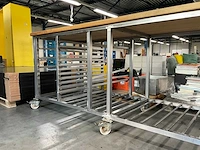 Werktafel met houten werkblad - afbeelding 3 van  4