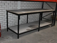 Werktafel met onderplateau 250 x 90 x 98 cm - afbeelding 2 van  2