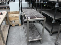 Werktafel met onderplateau en afmeting 120 x 50 x 95 cm. - afbeelding 1 van  2