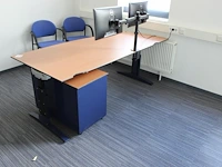 Werktafel met verrijdbare ladekast afm. 200 x 90 cm - afbeelding 2 van  2