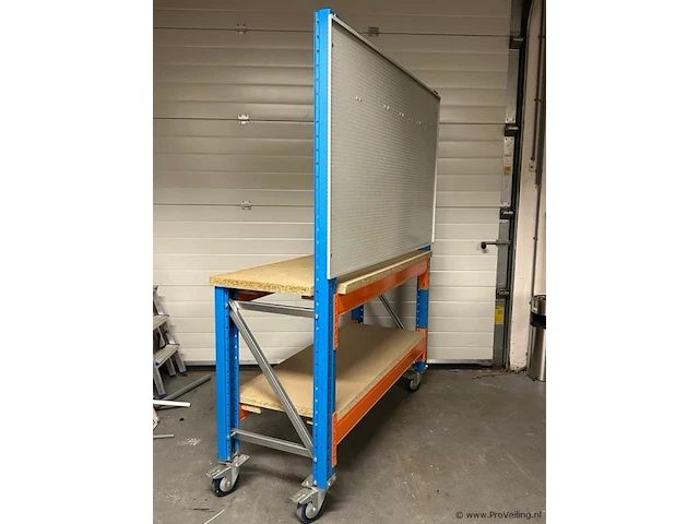 Werktafel (mobiel) - 160x60x200 cm - afbeelding 2 van  3