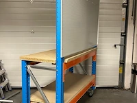 Werktafel (mobiel) - 160x60x200 cm - afbeelding 2 van  3
