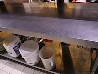 Werktafel, rvs - 180x60x90cm - afbeelding 2 van  2