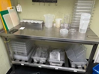 Werktafel rvs 150cm - afbeelding 1 van  2