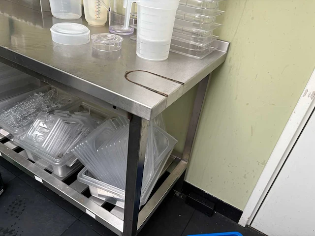 Werktafel rvs 150cm - afbeelding 2 van  2