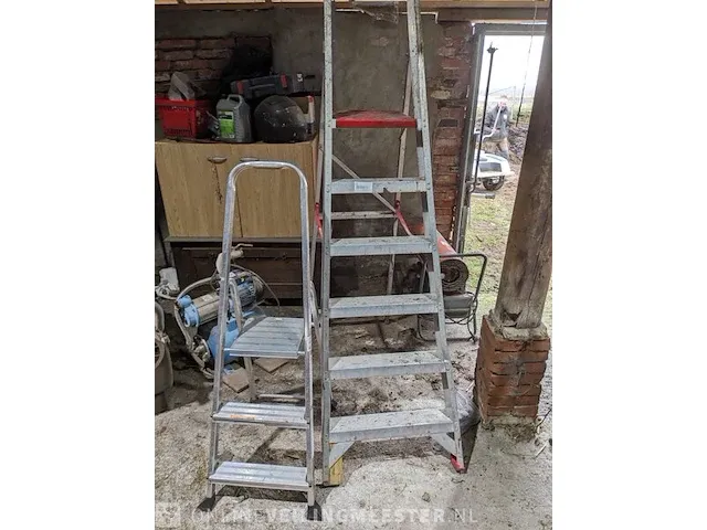Werktrap met keukentrap - afbeelding 1 van  2