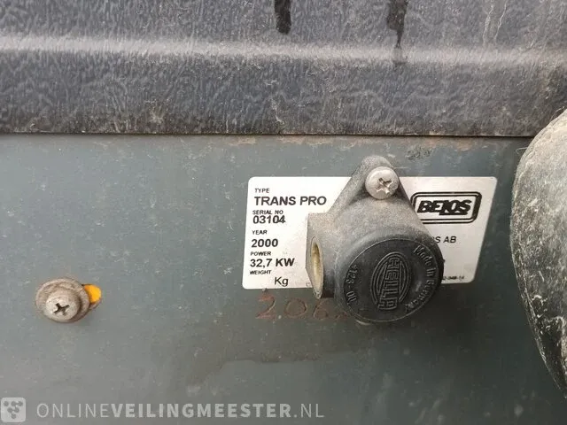 Werktuigdrager belos, trans pro 54 bomford arm en klepelmaaier, bouwjaar 2000 - afbeelding 11 van  29