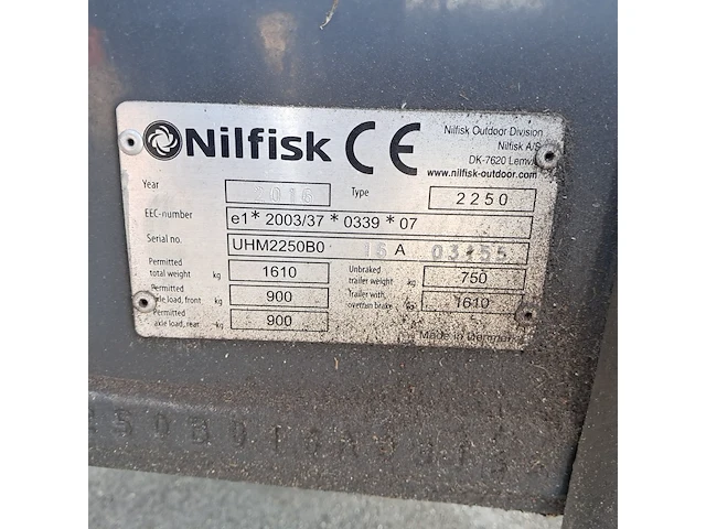 Werktuigdrager met onkruidbrander nilfisk, city ranger 2250, 2016 - afbeelding 31 van  49