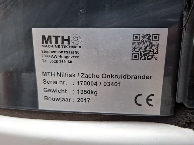 Werktuigdrager met onkruidbrander, nilfisk, fv2250, 2017 - afbeelding 25 van  36