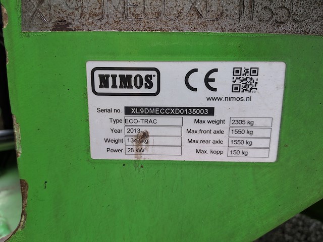 Werktuigdrager, nimos, eco-trac, 2013 - afbeelding 37 van  59