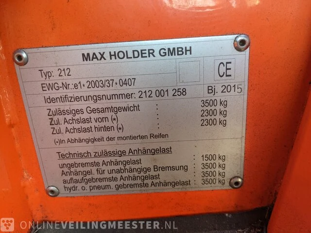 Werktuigendrager met kantensteker en borstel max holder, 212, bouwjaar 2015 - afbeelding 17 van  43