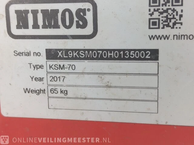 Werktuigendrager nimos, dh-trac okb-70 met veger- en kantensnijder, bouwjaar 2012 | 741h. | t-83-bzr - afbeelding 14 van  37