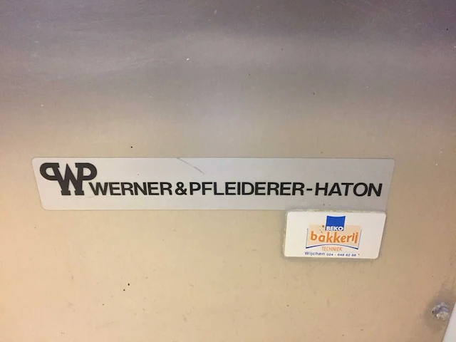 Werner & pfleiderer-haton - opbolmachine - afbeelding 3 van  8
