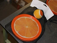 Werpspel oranje 1 set - afbeelding 1 van  3