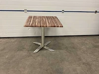 Werzalit 70x70cm terrastafel (7x) - afbeelding 1 van  3