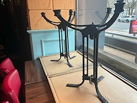 Werzalit terrastafel met stoelen (6x) - afbeelding 5 van  7