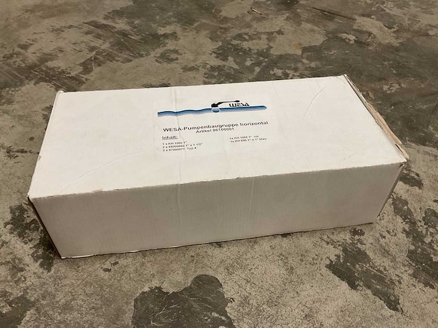 Wesa horizontaal 86100001 set á 3 stuks pompgroep armaturen (2x) - afbeelding 2 van  4