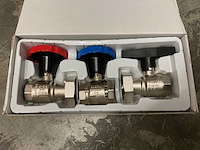 Wesa horizontaal 86110001 set á 3 stuks pompgroep armaturen (4x) - afbeelding 4 van  4