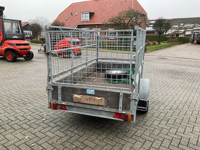 Wesco ongeremd aanhangwagen - afbeelding 3 van  5