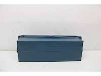 Wesma 20006 gereedschapskist 305s 5-delig 600x200x200 mm blauw - afbeelding 1 van  2