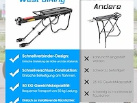 West biking bagagedrager mountainbike - afbeelding 2 van  4