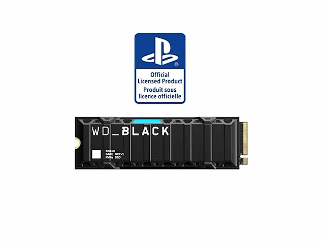 Western digital sn850 2tb nvme ssd officially licensed for ps5 consoles up to 7000mb/s - afbeelding 1 van  4