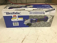 Westfalia - 18 volt - haakse slijpmachine op accu. - afbeelding 1 van  2