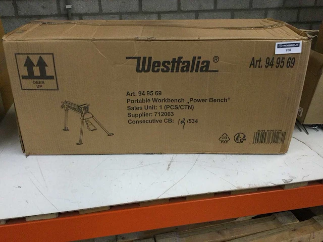 Westfalia - 949569 - mobiele werkbank - afbeelding 2 van  3