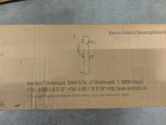 Westfalia - wasserwelten - waterzuil rvs- 2 aftapkranen - afbeelding 2 van  4