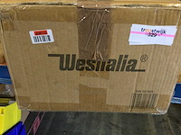 Westfalia - wasserwelten - waterzuil rvs met 2 aftapkranen incl. slanghouder - afbeelding 2 van  4