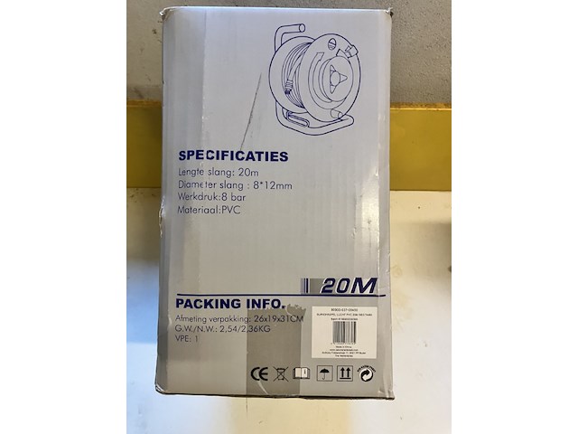 Westham luchtslang haspel 20 meter 8 bar werkdruk - afbeelding 3 van  5