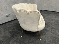 Westwing - design sofa beige - schelp velvet - afbeelding 12 van  12
